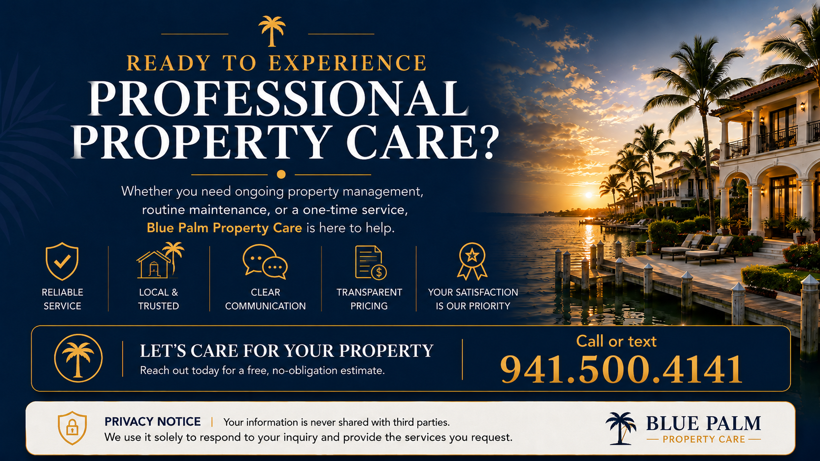 Blue Paml property care services